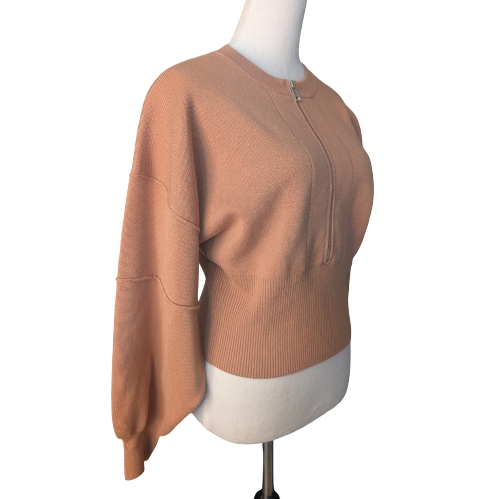 Anthropologie half zip pullover sweater in size small. Camel/tan - Picture 6 of 12